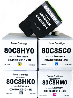 KIT DE TONER LEXMARK CX410/CX510 dhe
